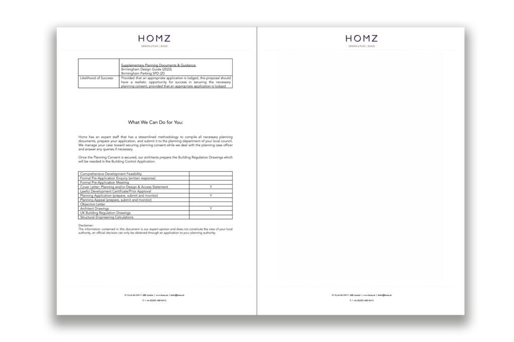 Planning Appraisal Report Change of Use from Dwelling House (C3) to HMO (C4) - Birmingham City Council 2 by Homz
