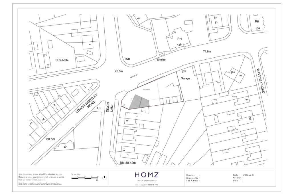 Change Of Use From Auto Showroom To Grocery Store Proposed Block Plan by Homz