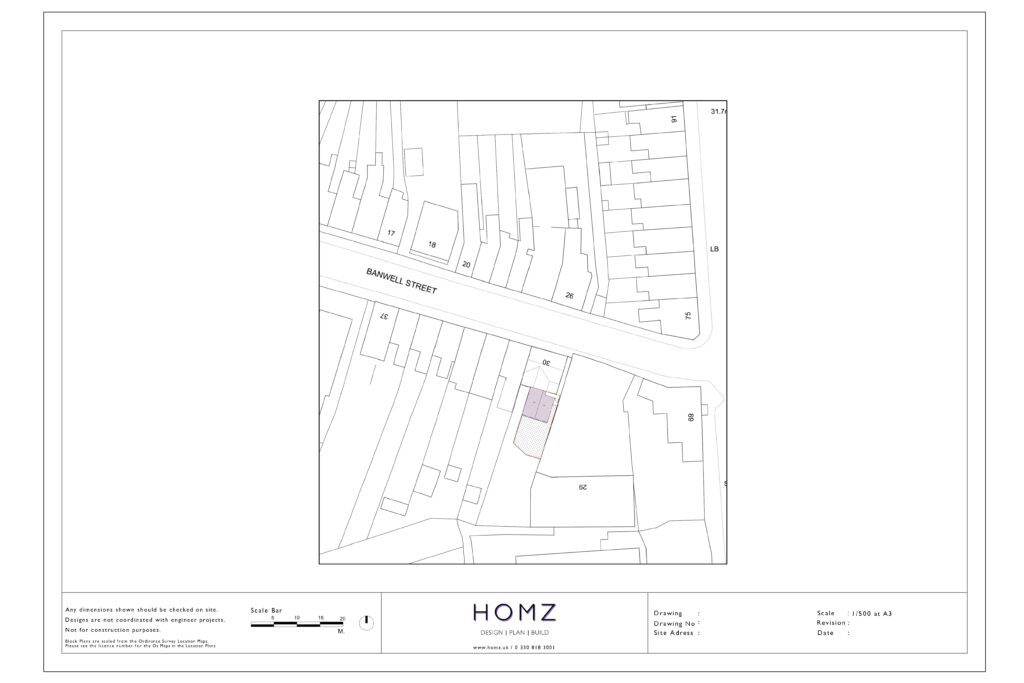 Change Of Use From Dwelling House To 2 Flats - Swansea Council Proposed Block Plan by Homz