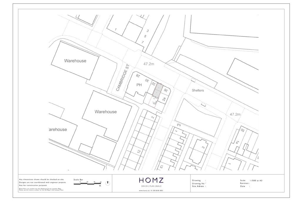 Change Of Use From Dwelling House To HMO - Liverpool City Council Proposed Block Plan by Homz