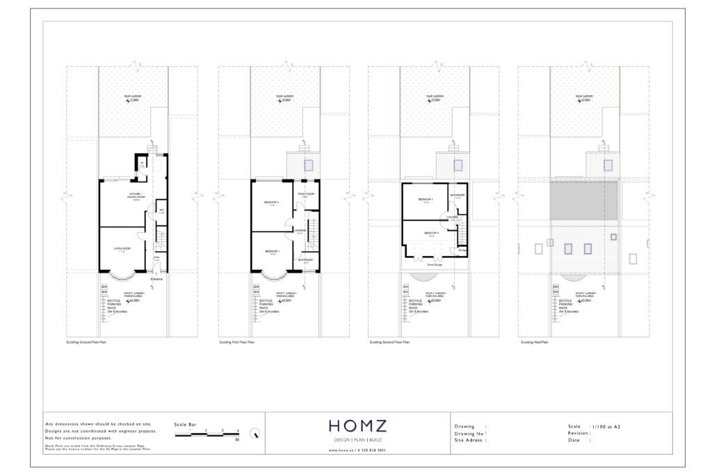 Change Of Use From Dwelling House To HMO - London Borough Of Brent Existing Plans by Homz