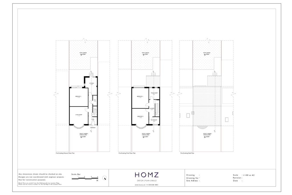 Change Of Use From Dwelling House To HMO - London Borough Of Brent Pre-Existing Plans by Homz