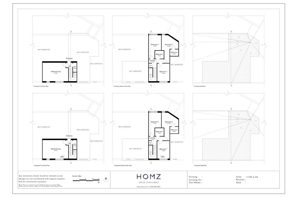 Change Of Use From Flat To HMO - London Borough Of Waltham Forest Plans by Homz