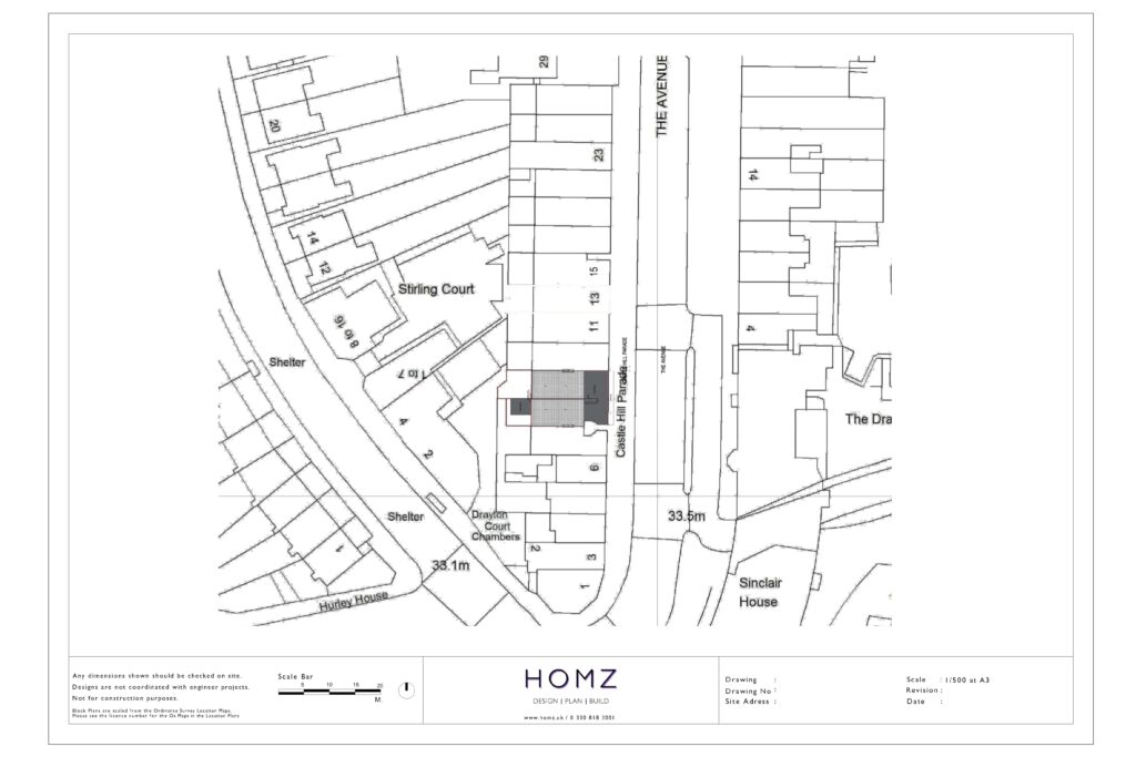 Change of Use From Cafe to Restaurant Proposed Block Plan by Homz