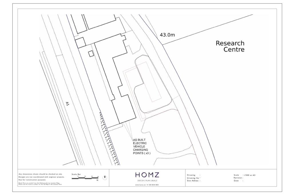 Peterborough City Council Solar Farm Existing Block Plan by Homz