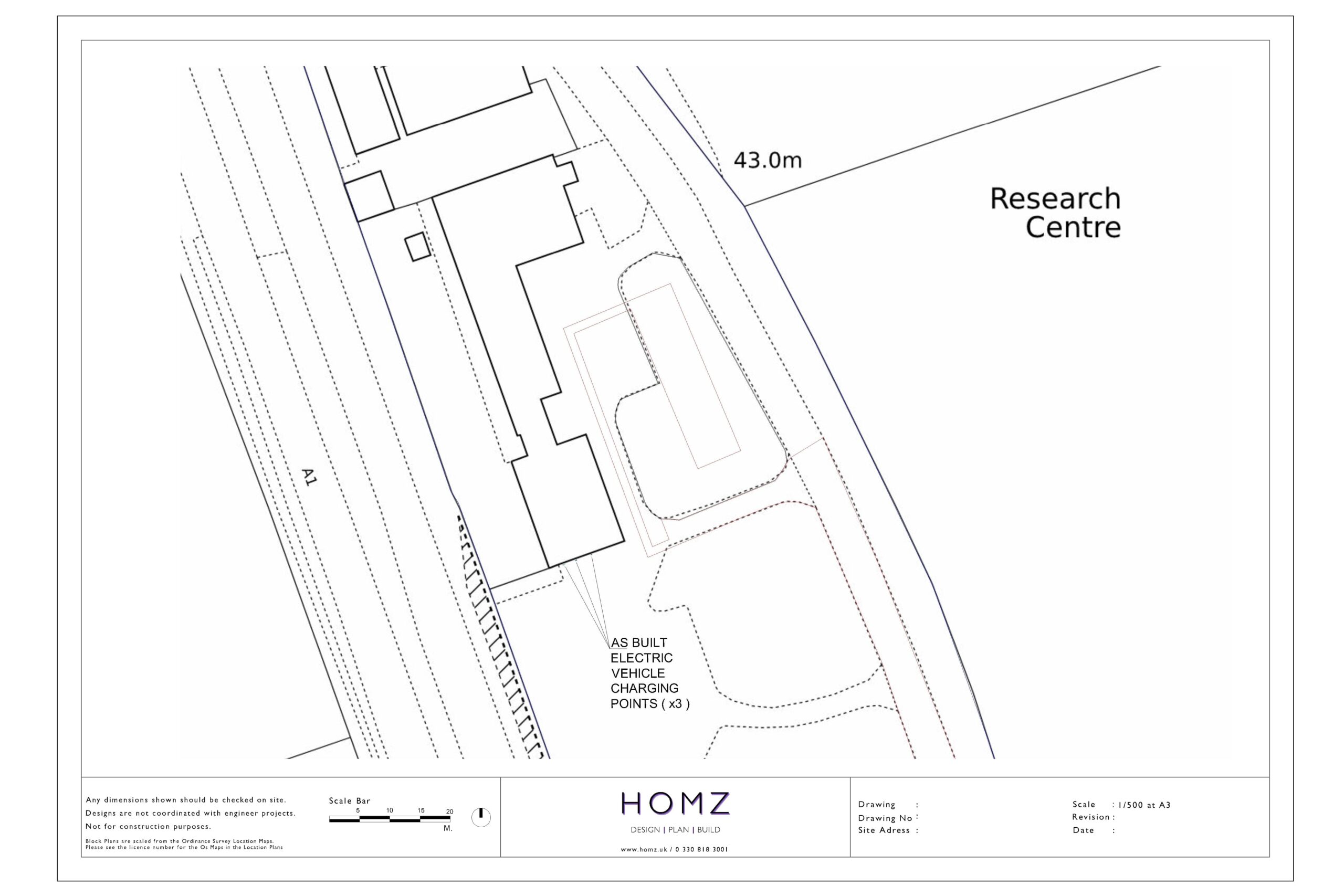 Peterborough City Council Solar Farm Existing Block Plan by Homz