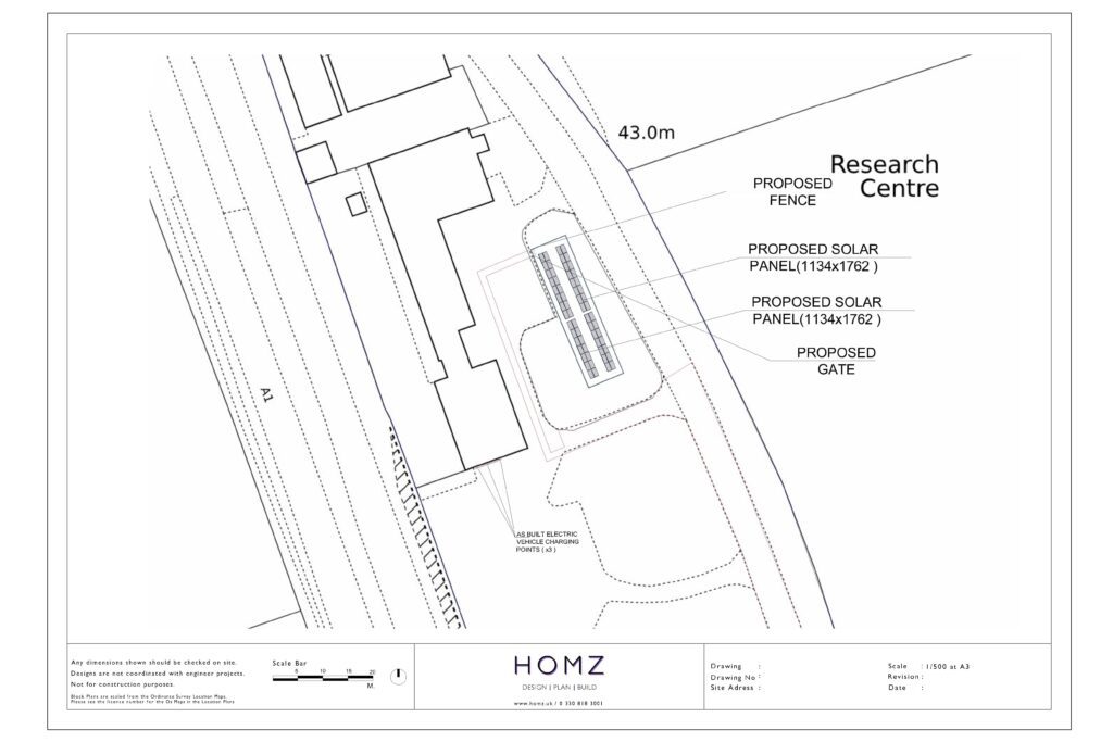 Peterborough City Council Solar Farm Proposed Block Plan by Homz