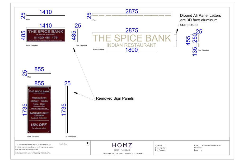Advertisement Consent East Hampshire District Council Signage Plans And Elevations by Homz