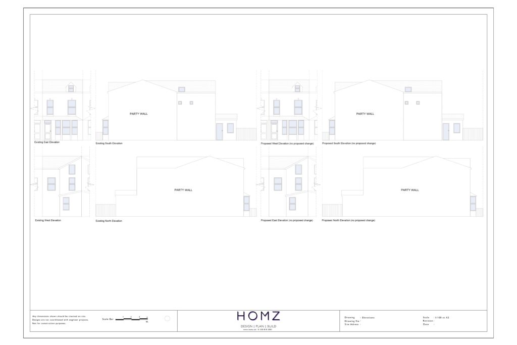 Homz Change Of Use From Dwelling House To HMO Wyre Council Elevations