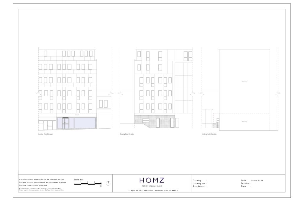 Extension Existing Elevations Woking Borough Council by Homz