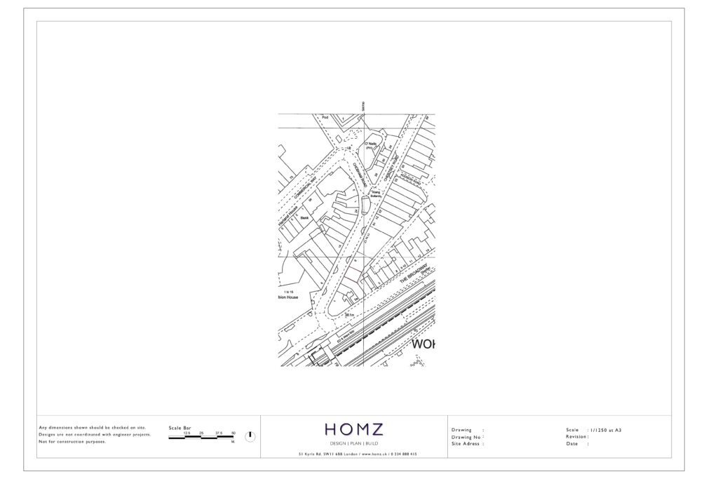 Homz Extension Site Location Plan Woking Borough Council